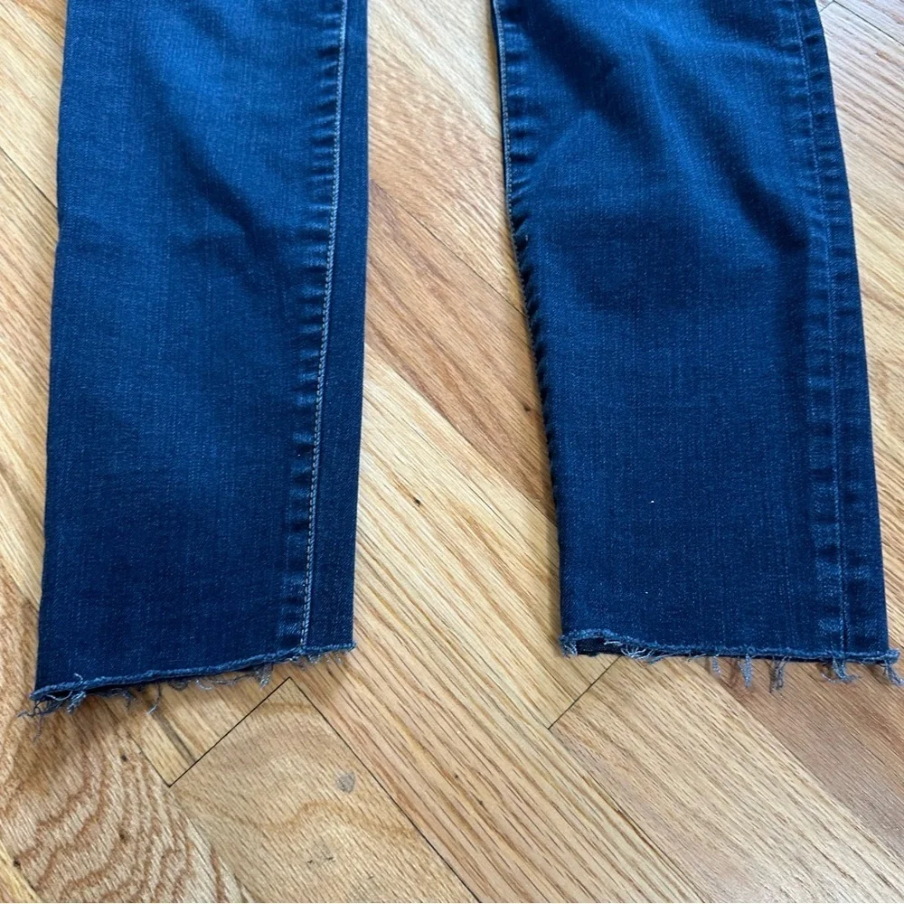 Kut From the Kloth Raw Hem Dark Wash Skinny Jean Sz 4 - Picture 2 of 10